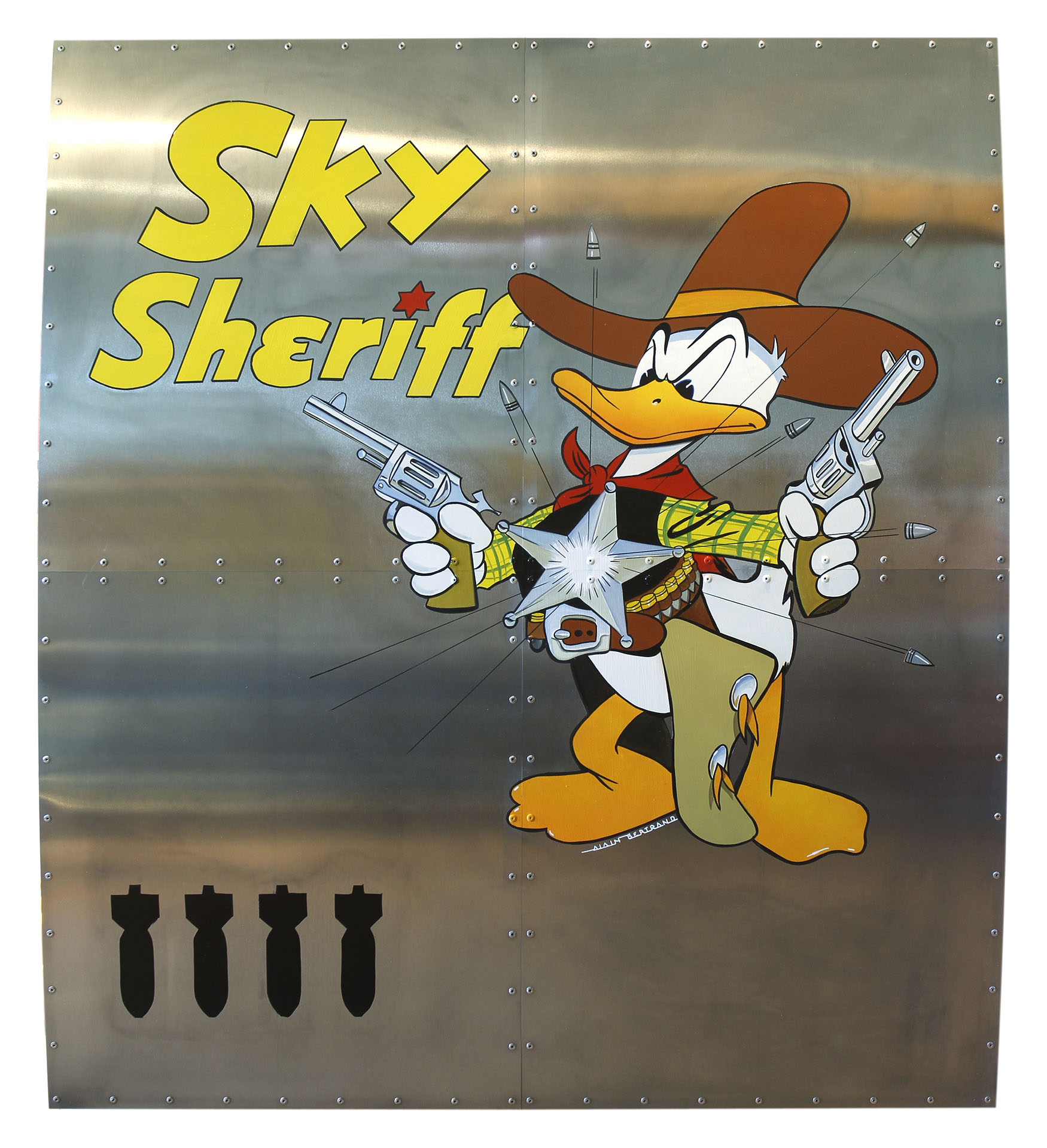 NOSE ART SKY SHERIFF 110X120