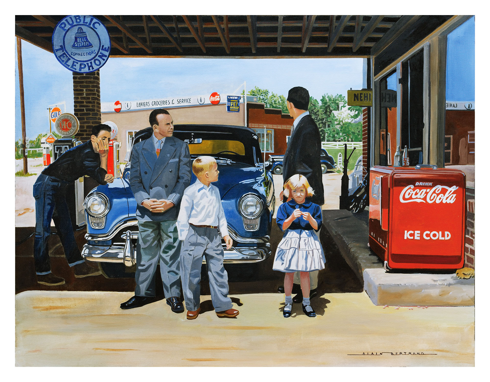 WAINTING IN THE SERVICE STATION 116X89