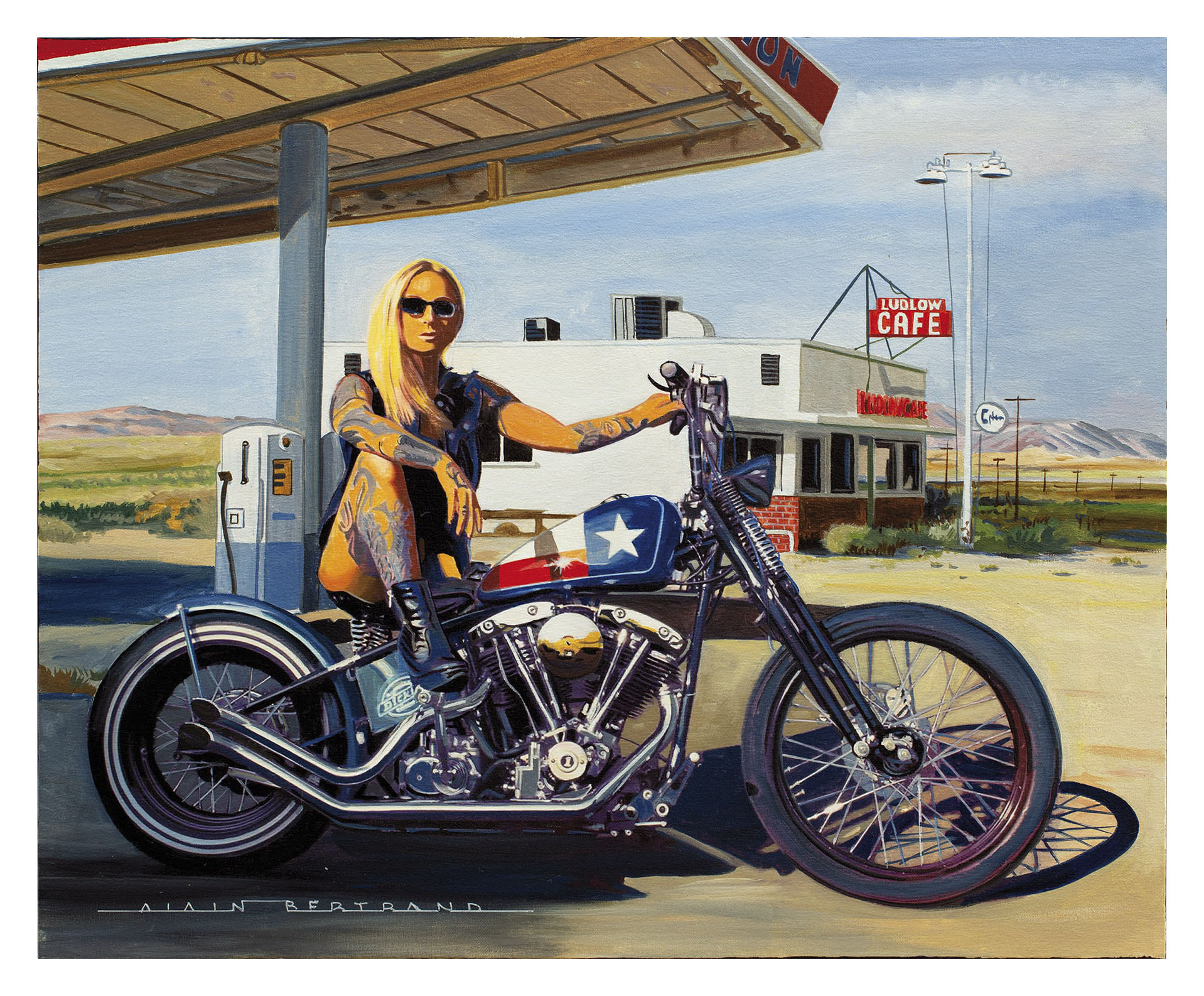LUDLOW CAFE ROUTE 66 73X60